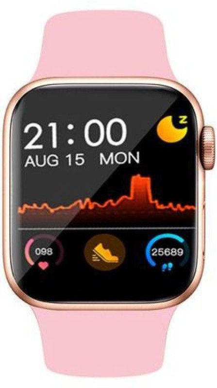 JAMMY ZONES New Edition BT Smartwatch i7 Pro Max Advance Fitness Tracker,Calling J404 Smartwatch  (Pink Strap, Free)