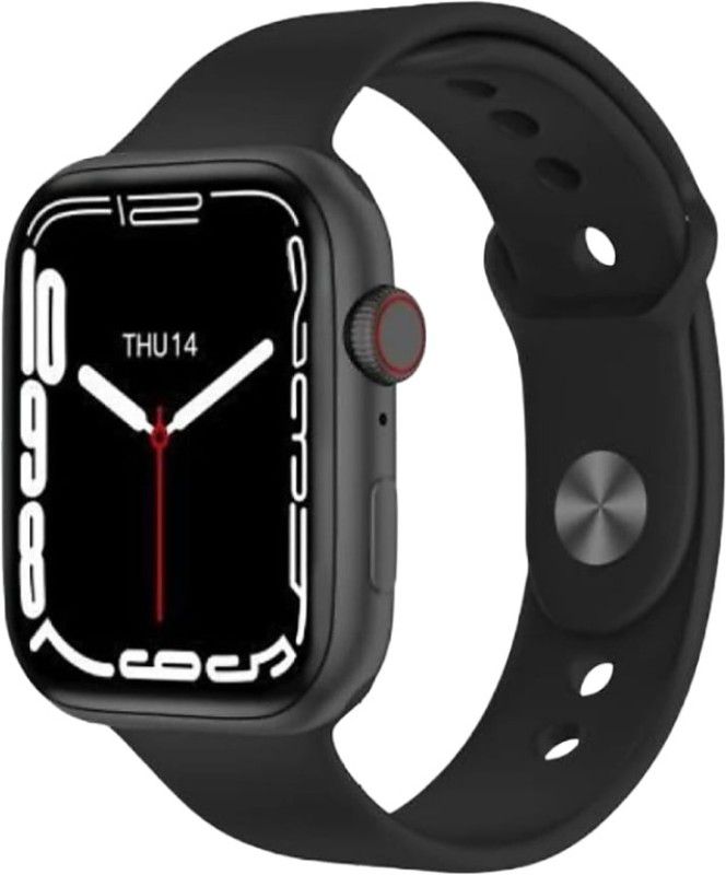Ultrafit I7 Pro Max Bluetooth Functions Smartwatch  (Black Strap, Free)