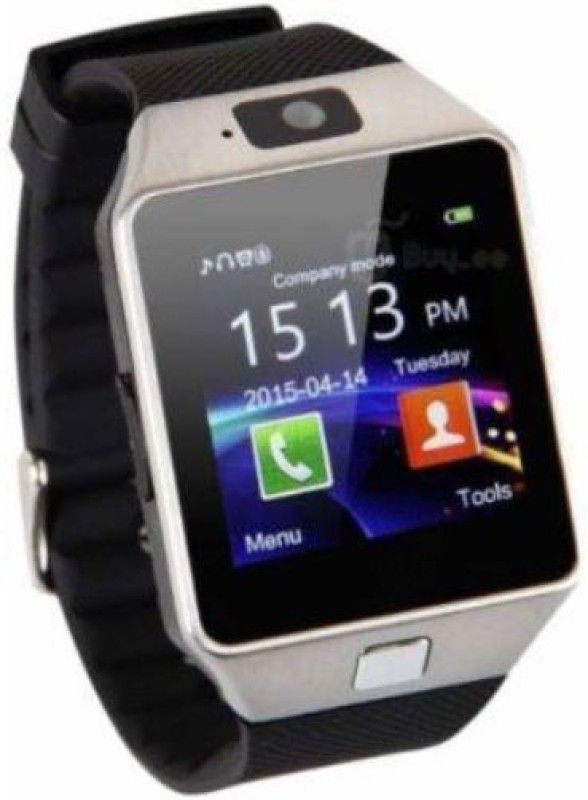 KDM ENTERPRISES DZ09 Bluetooth Calling Camera Smartwatch with 4G Support,SD card sim supportK183 Smartwatch  (Black Strap, Free Size)