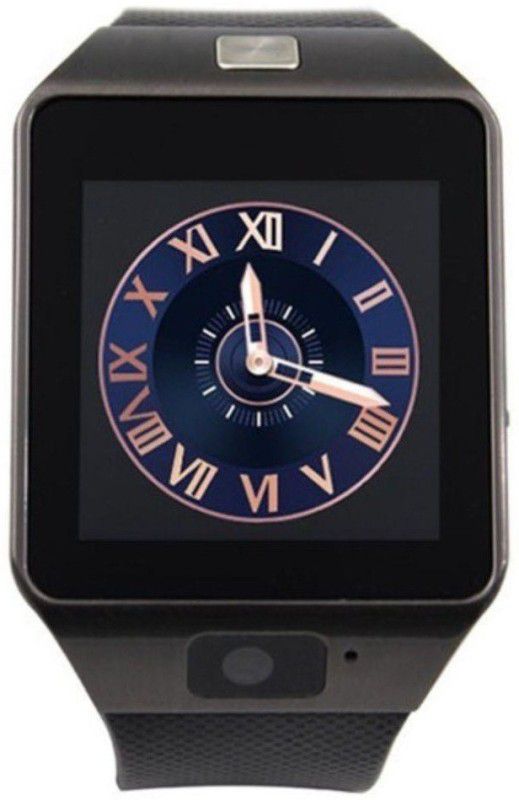 888 DZ09_03 phone Smartwatch  (Black Strap, Regular)