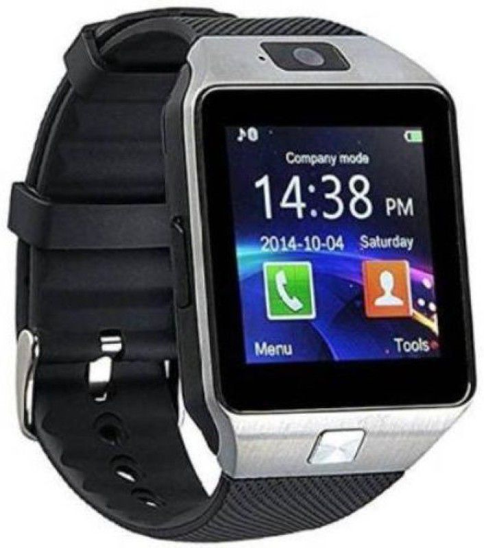 GUGGU NMO_180Z DZ09 Smart Watch Smartwatch  (Black Strap, XL)