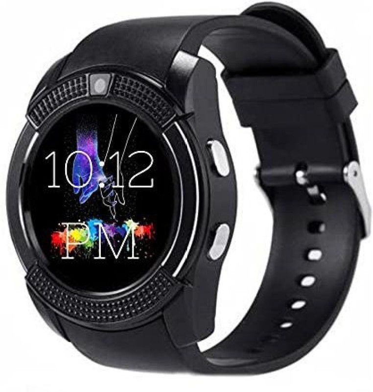 Rhobos Bluetooth Smartwatch V8 Phone Watch Compatible with All 4G Smartphones Smartwatch  (Multicolor Strap, Free Size)