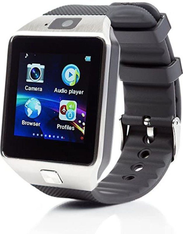 GUGGU VPE_309E Dz09 Smart Watch Smartwatch  (Black Strap, Free Size)