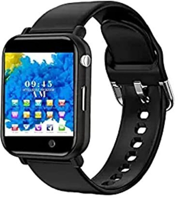 Mobify A1 Supporting 4G/5G Sim Smartwatch  (Black Strap, FREE SIZE)