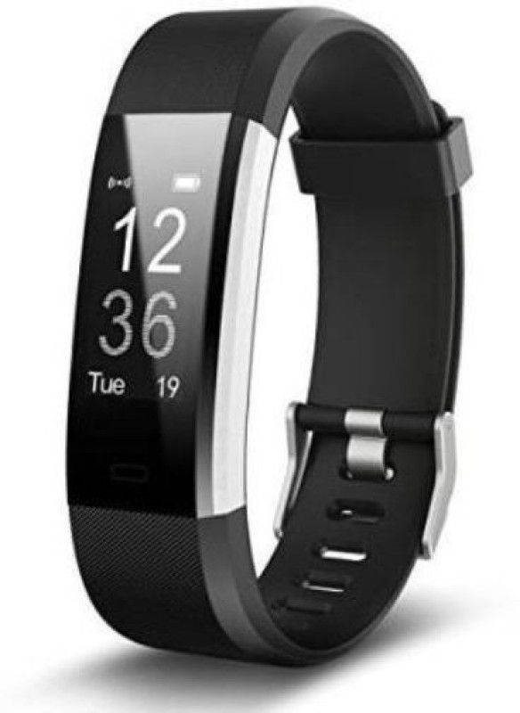 GUGGU NBB_426N ID115 Smart Band Smartwatch  (Black Strap, XL)