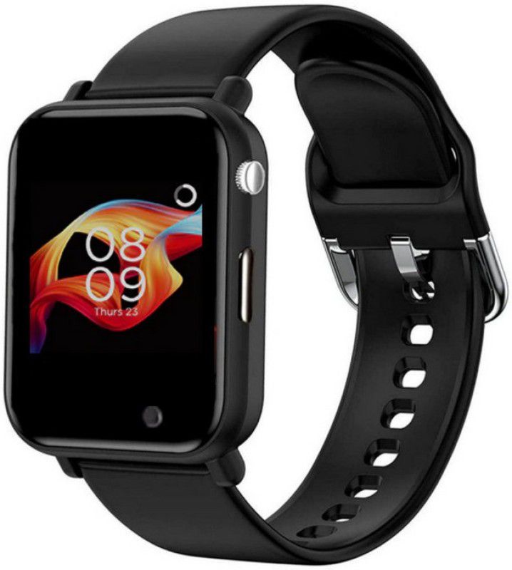 LionBolt Smart A1 Watch with bluetooth connectivity call maker Smartwatch  (Black Strap, Free Size)