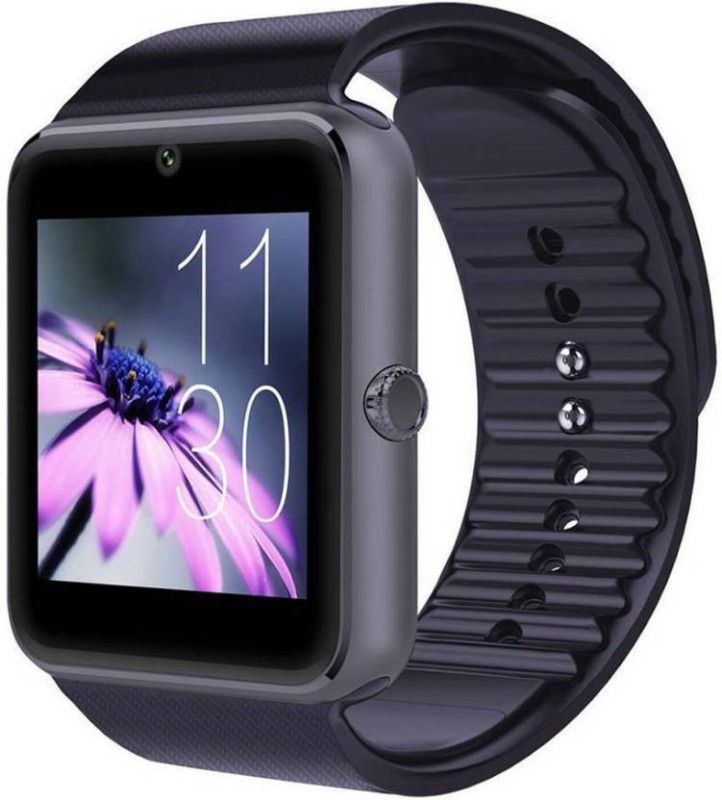 IBS GT08 50 phone Smartwatch  (Black Strap, Regular)