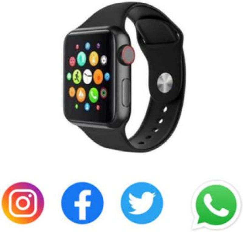 Ismarch T55 With Dual BeltsHeart Rate Monitor,Fitness Tracker, Smartwatch  (Black Strap, Free)
