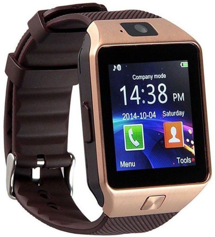 IBS golden_watch_20 Smartwatch  (Brown Strap, Regular)