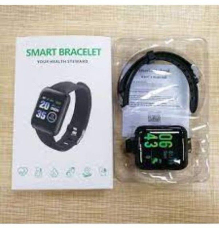 Clairbell JCJ_279R_ID116 Smart band Smartwatch  (Black Strap, Free Size)