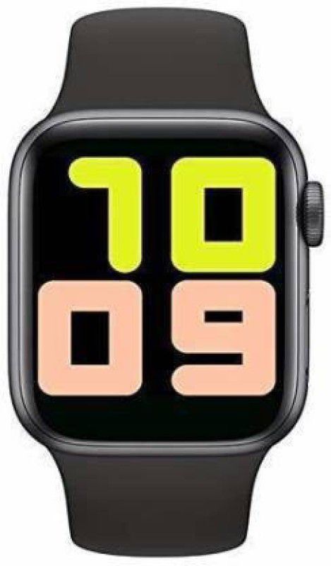OMATO T55 Smartwatch  (Black Strap, FREE SIZE)