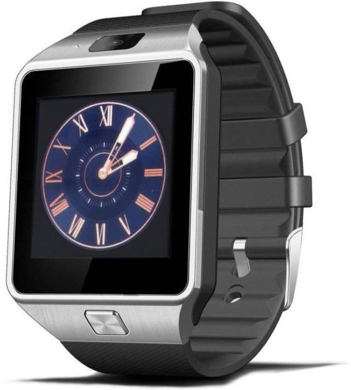 klassy DZ09-Silver-1113 Smartwatch  (Black Strap, Regular)