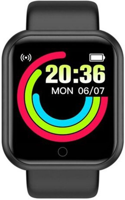 ZEPAD Sports & Fitness BT Smart Watch Support to Android, IOS And Unisex Smartwatch  (Black Strap, Free size)