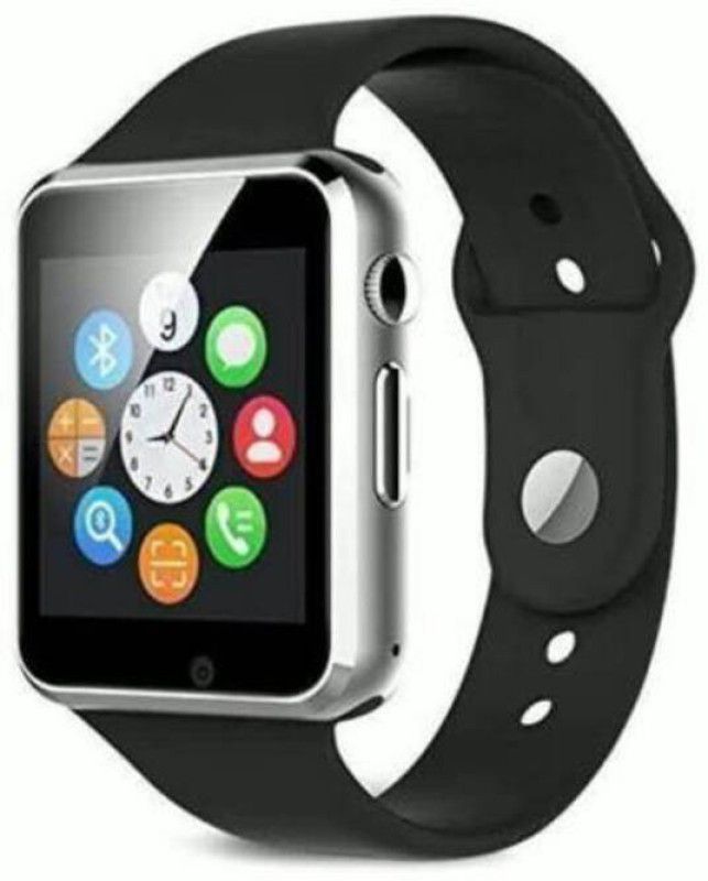 Gazzet 4G A1 Black watch, calling Smartwatch  (Black Strap, Free)