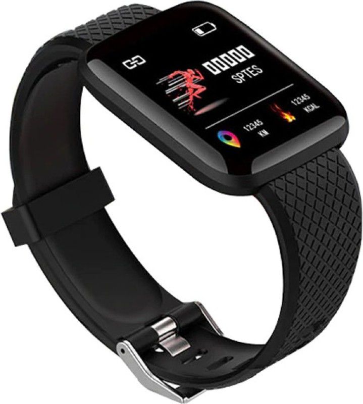 Clonezo ID116 Plus Smart Band Wristband Unisex  (Black Strap, Size : Free Size)