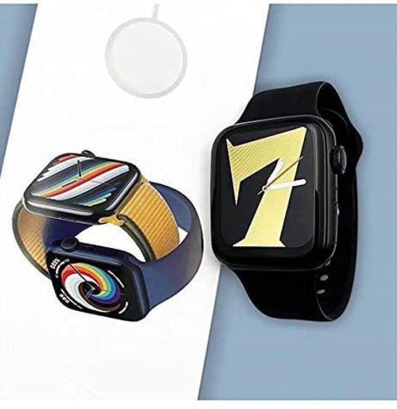 xtream K17 (Series 7) Smart Watch , Logo During on/Off, Activity Tracker Smartwatch  (Black Strap, FREE SIZE)