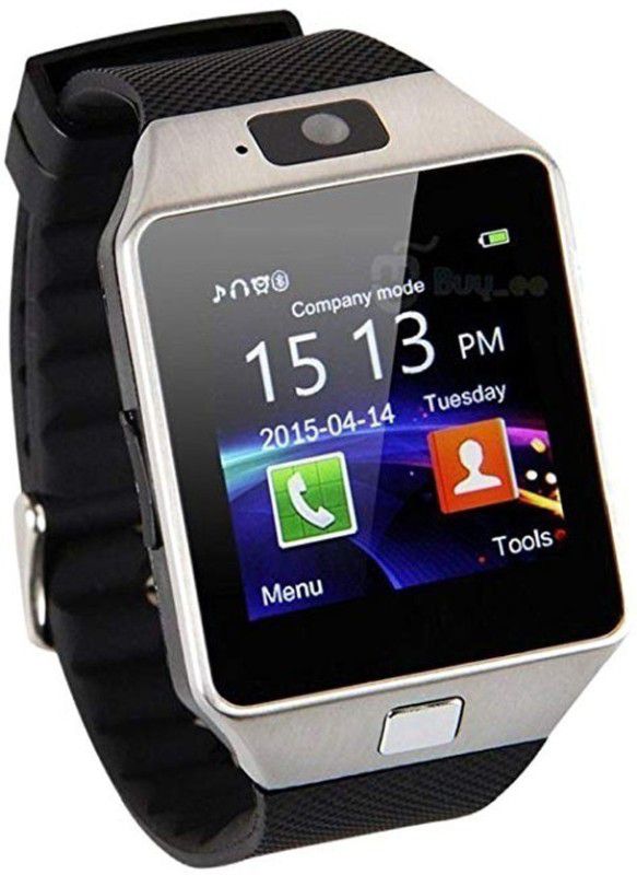 TECHMAZE DZ09 Bluetooth 4G Support Calling Camera Smartwatch sim support T264 Smartwatch  (Black Strap, Free Size)