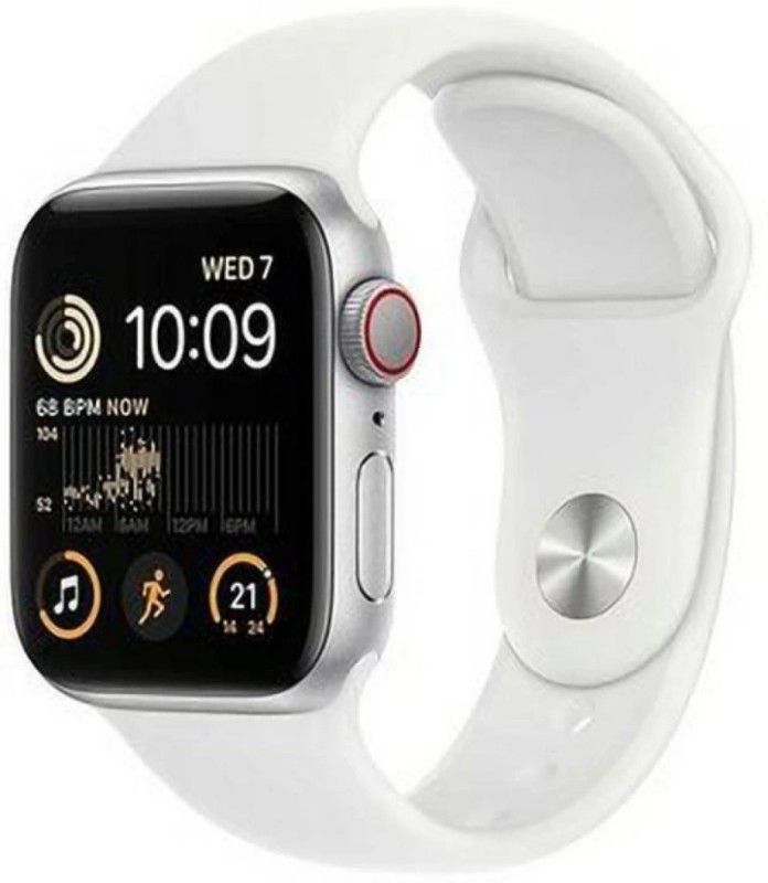 GENTLEMOB Latest 1.70inc HD Display K17 Smartwatch with Bluetooth calling function + Smartwatch  (White Strap, Support Iphone/Android phone colorfit/Infinity/strom call iwatch(white)free size)