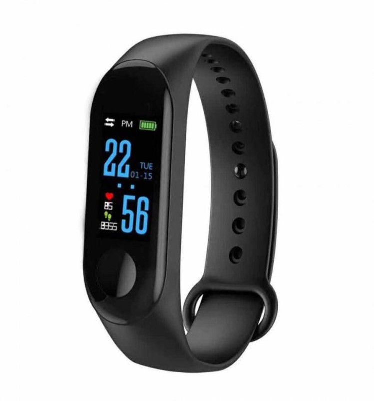 IMMUTABLE 69 _ Smart Fitness Band M3 for Heart  (Black Strap, Size : M)