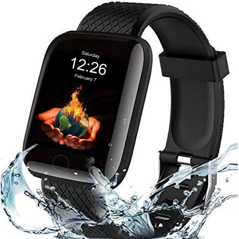 SEENATRADERS smart watch with function Bracelet, For Office smart watch for women & Men Smartwatch  (Black Strap, FREE)