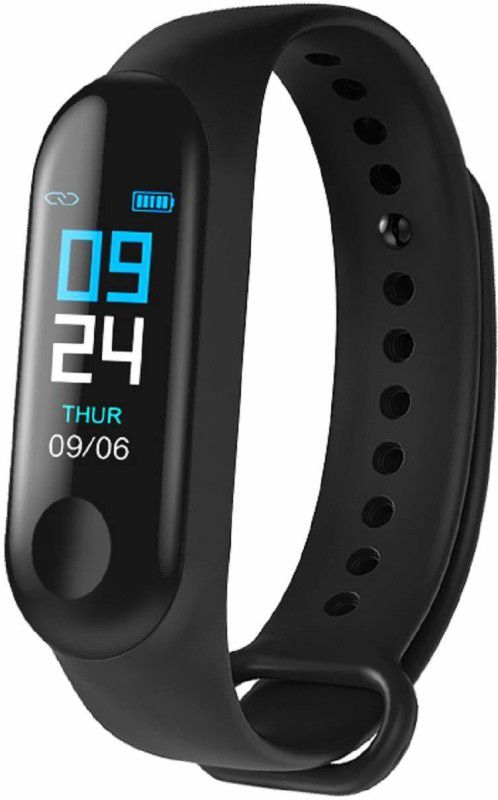 IMMUTABLE 66 _Pedometer and heart rate monitor  (Black Strap, Size : M)