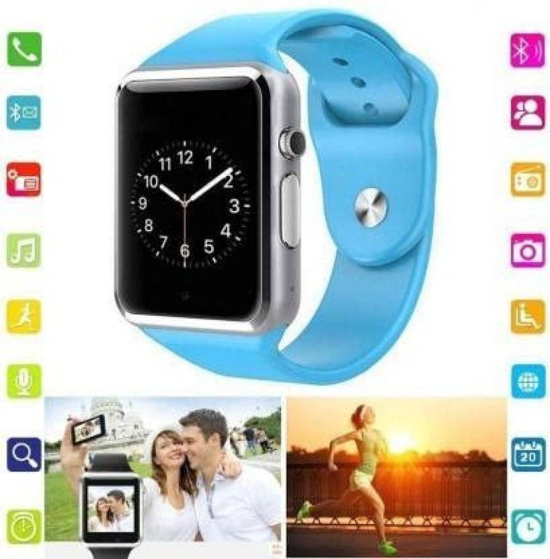 JEDYX A1-BLUE Smartwatch  (Blue Strap, FREE)
