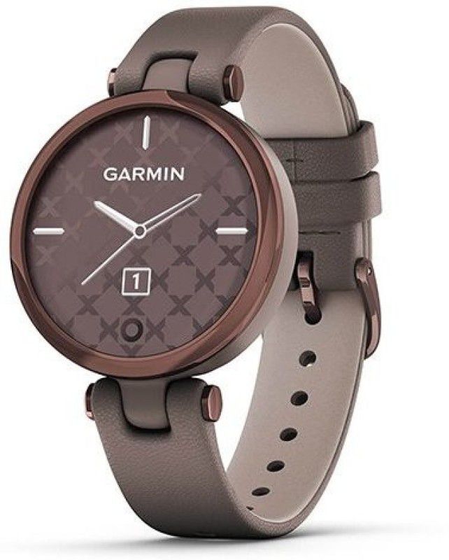 GARMIN Lily Classic, Smartwatch, upto 5 days battery, Women's Health & FitnessTracking Smartwatch  (Brown Strap, M)