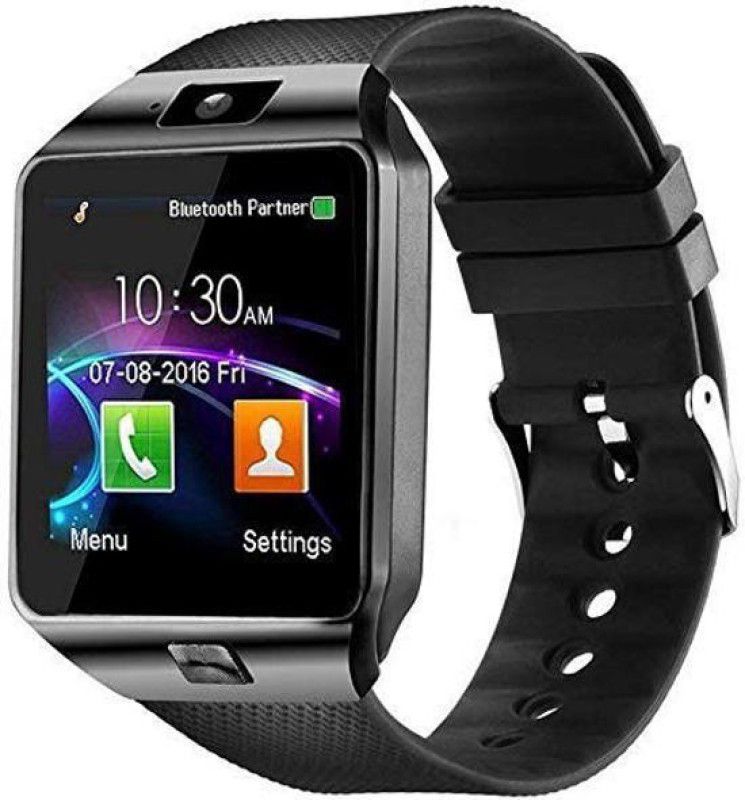 Amgen smartwatch touch screen Smartwatch  (Black Strap, Free)
