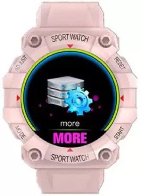 JOKIN Sport Smart Watch Smartwatch  (Pink Strap, Free Size)