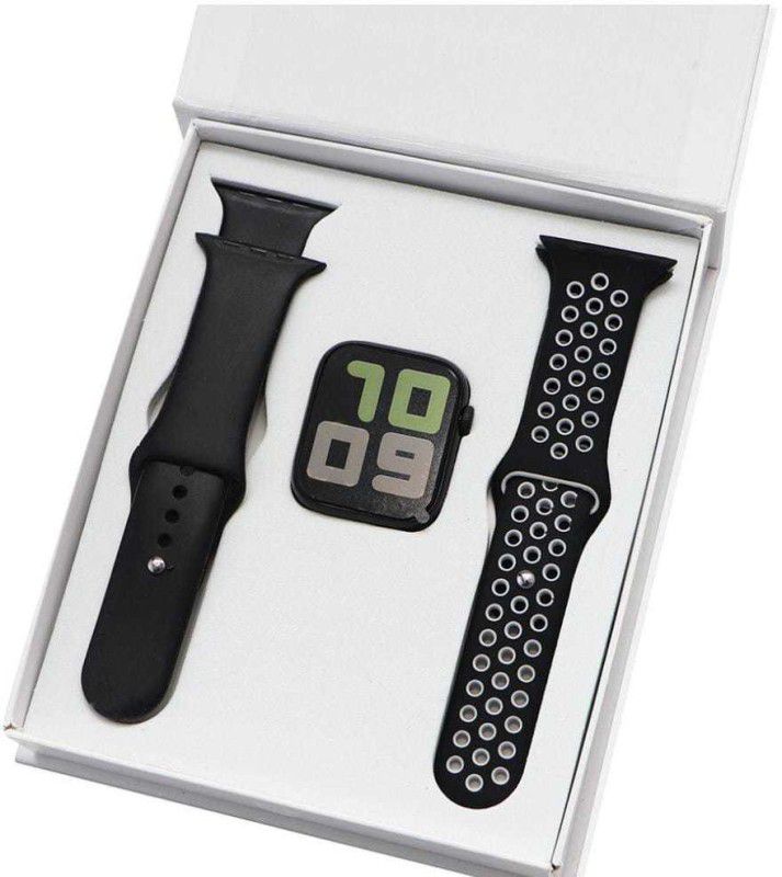 Globalspectra T55 smart watch Smartwatch  (Black Strap, FREE SIZE)