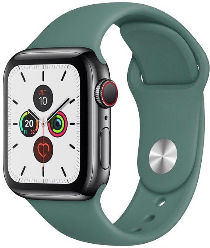 Mobirite W26 Fitness Smart Watch with Calling SE Smartwatch  (Green Strap, Medium)