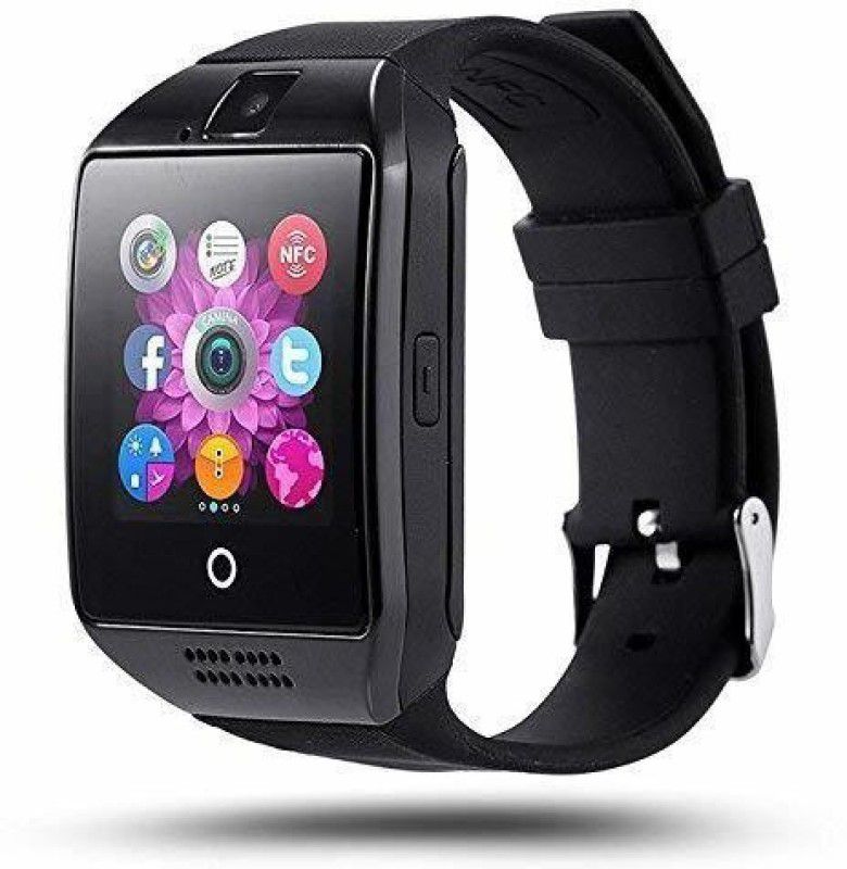 Zepad Q18 smartwatch with camera and sim slot (black) Smartwatch  (Black Strap, free size)