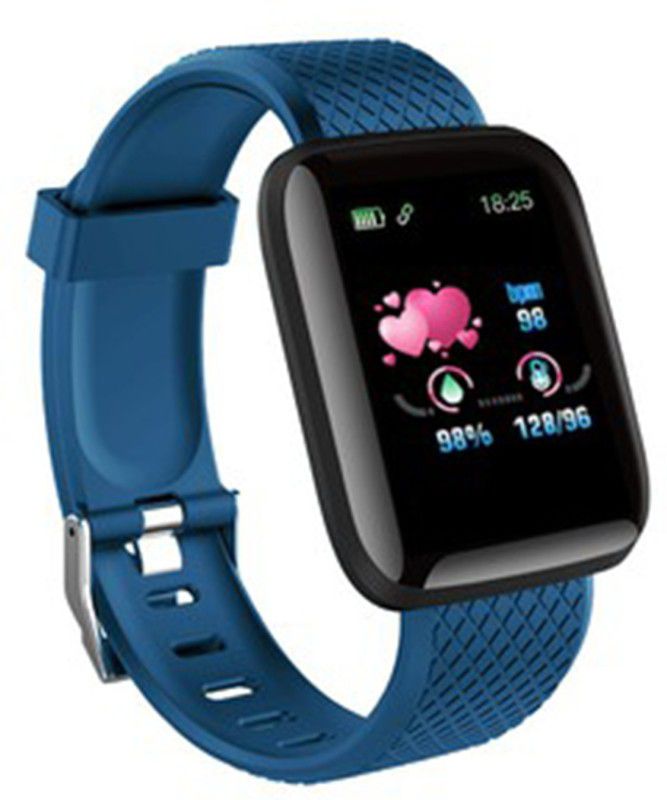 X88 Pro Bluetooth Smartwatch D116 Wireless Fitness Band, Men & Women Smartwatch Smartwatch  (Black Strap, Free Size)
