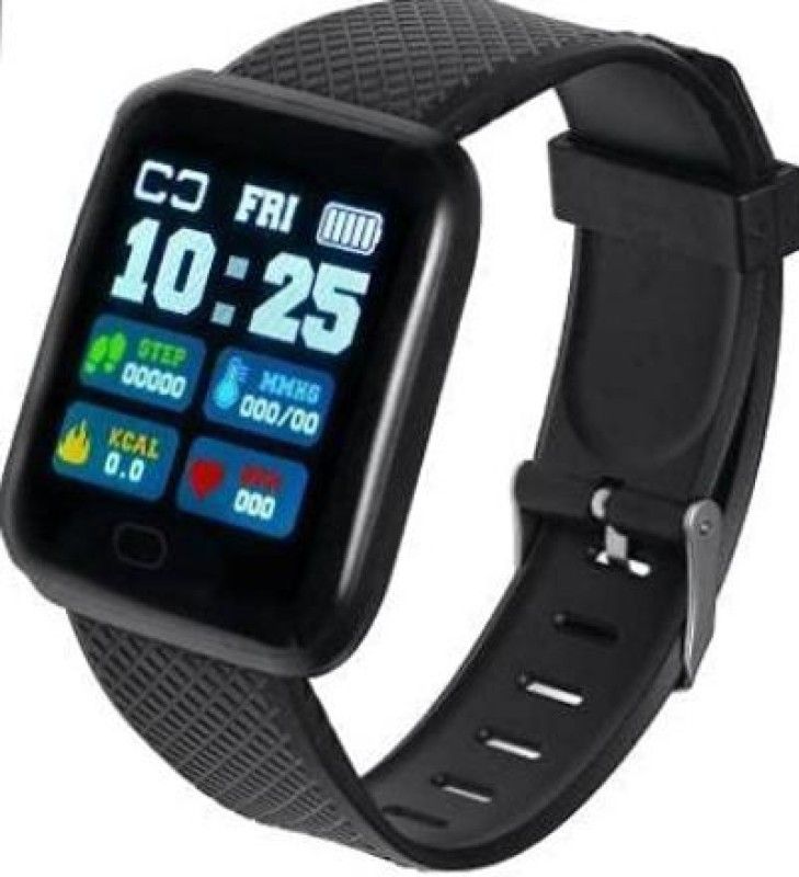 Malhotra enterprises ID116 Smart Watches new Smartwatch  (Black Strap, free size)