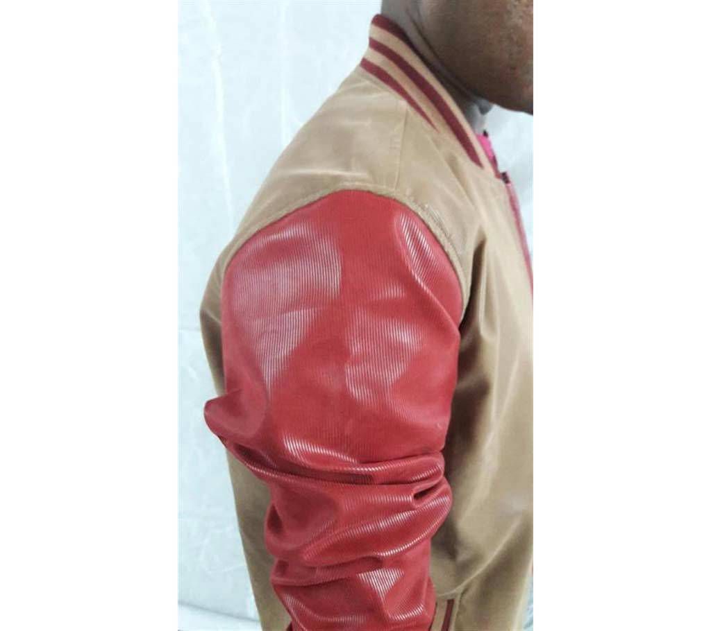 Artificial leather jacket for men 