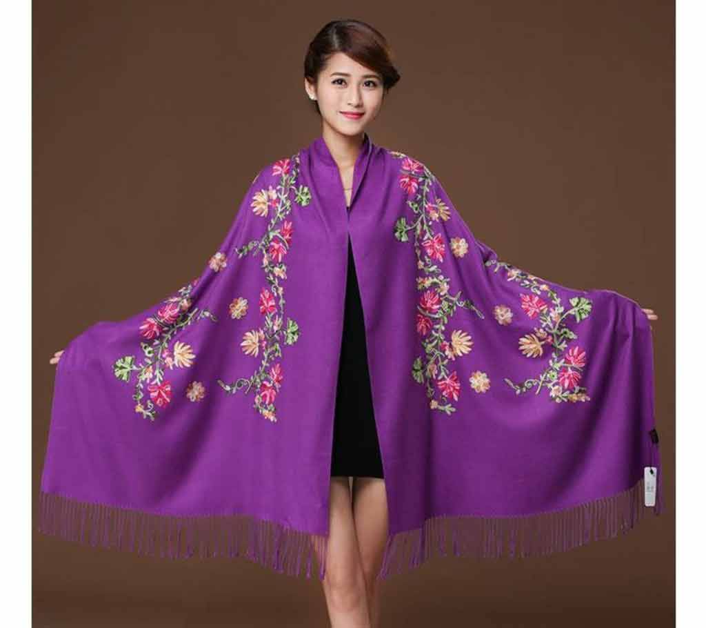 Purple original Acrylic china shawl for women