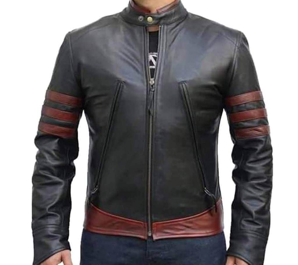 Black Color Slim Cut Biker Pure Leather Jacket