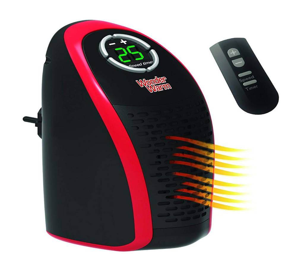 Wonder Warm Mini Portable Room Heater with Remote Control