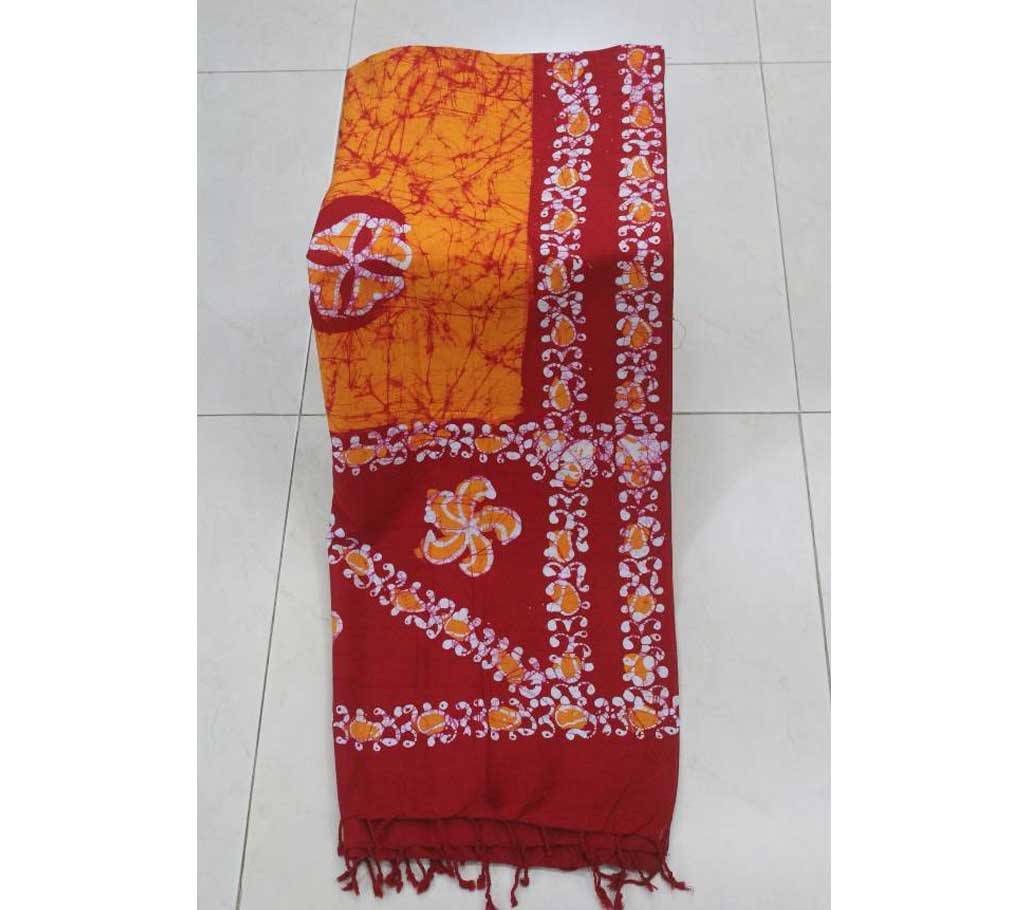 Batik cotton shawl