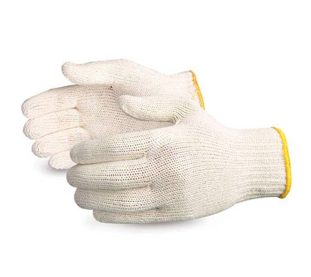 Cotton & String- Knit Gloves