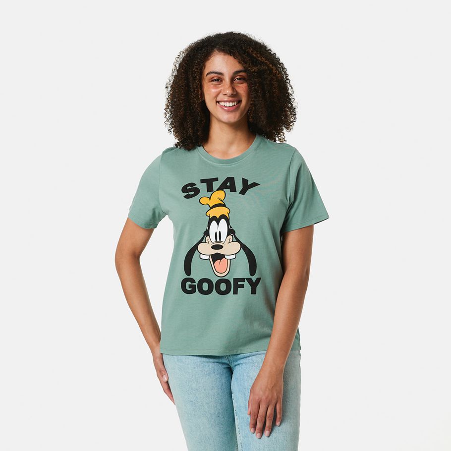 Disney Stay Goofy License Short Sleeve T-shirt