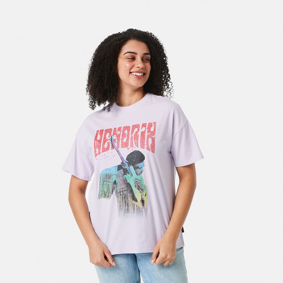 Short Sleeve Jimi Hendrix License T-shirt