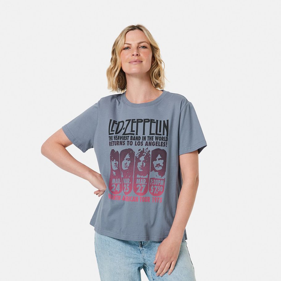 Short Sleeve Led Zeppelin License T-shirt