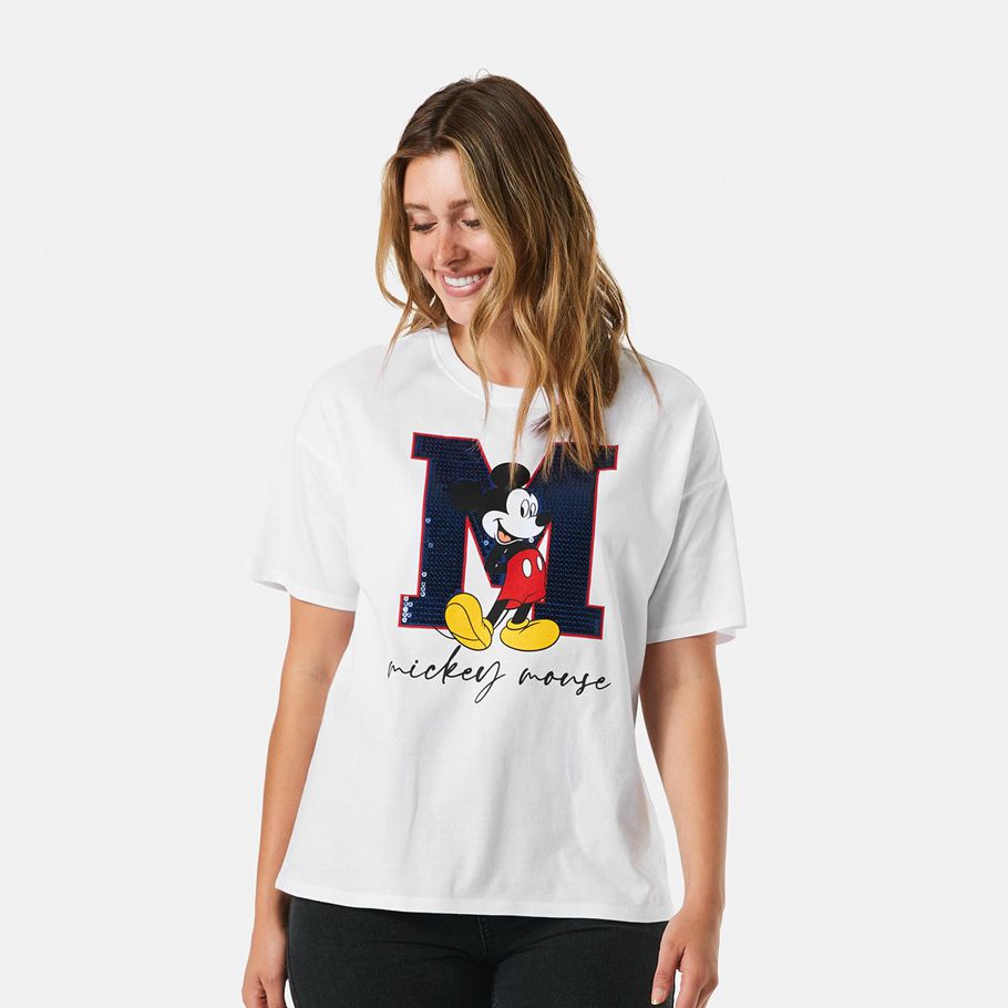 Mickey Mouse License Short Sleeve T-shirt