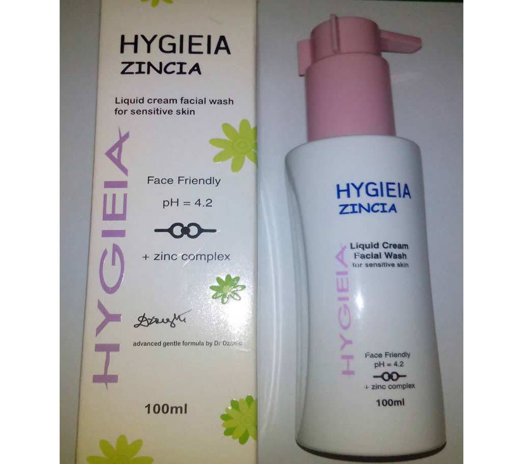 Hygieia Zincia Anti Acne Facial Wash 100ml (China)