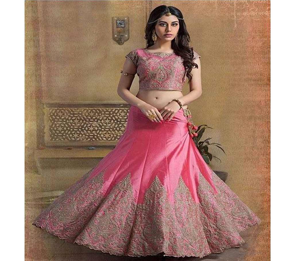 Indian Georgette Embroidery Lehenga (Copy)