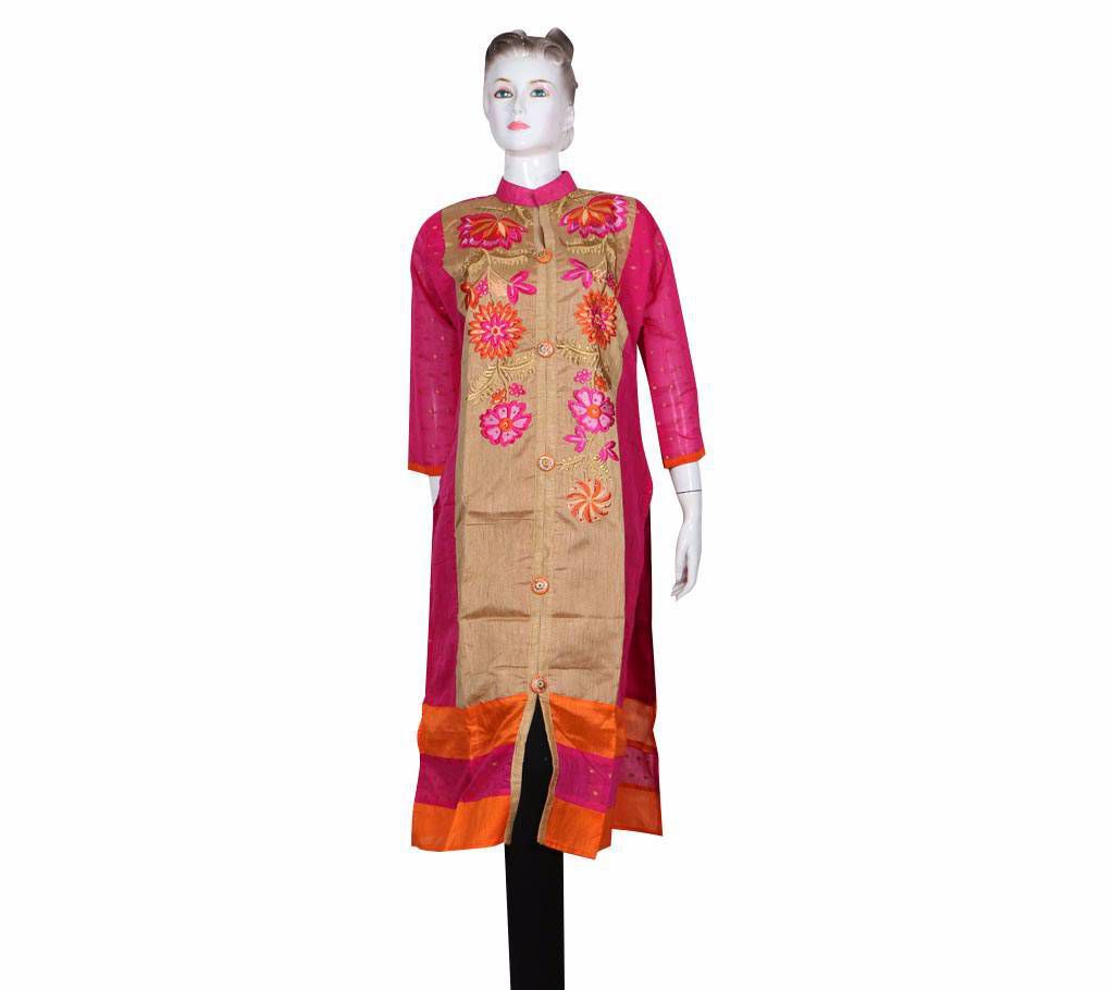 Indian silk long kurti 
