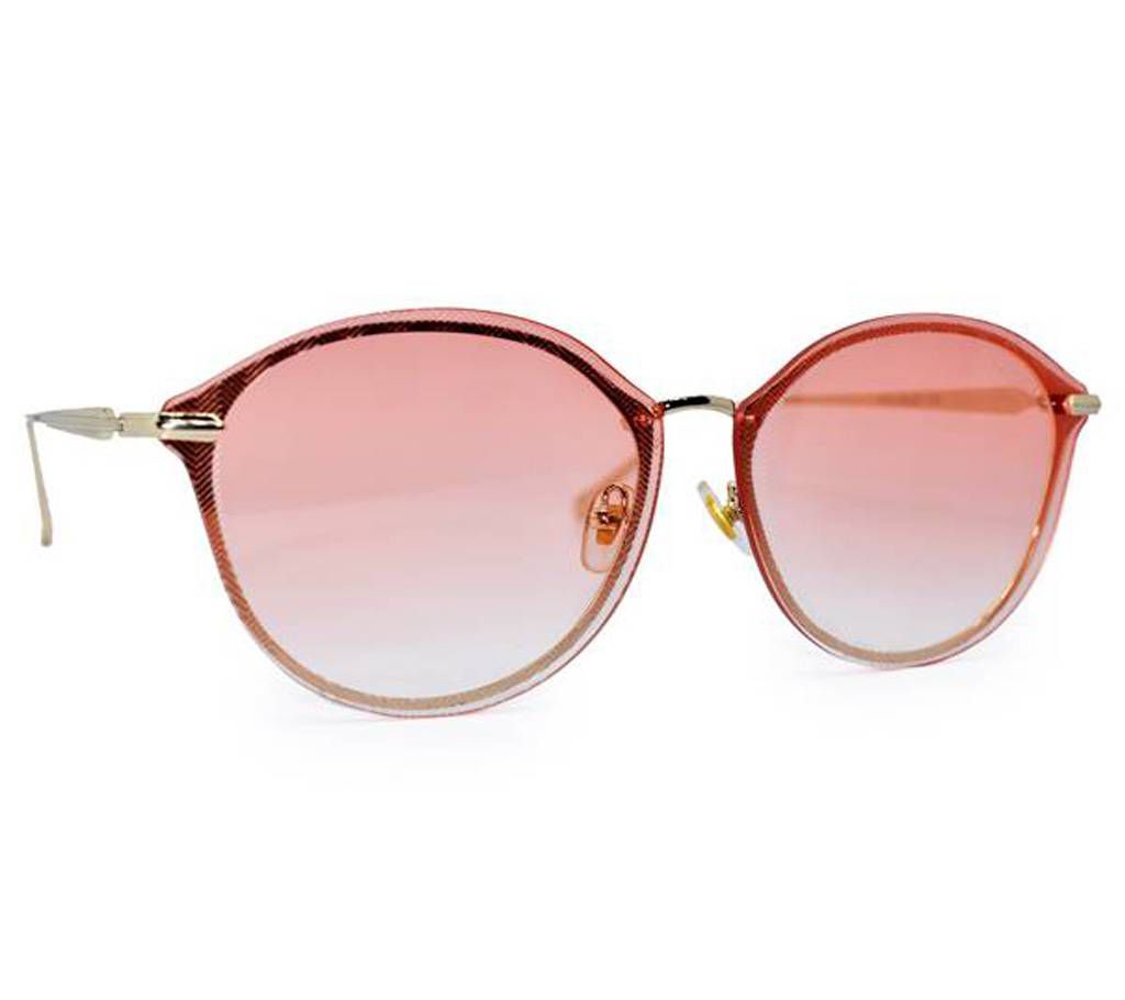 Metal Frame Brown Sunglasses for Women