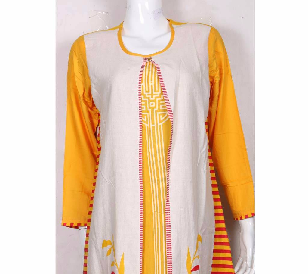 Indian khadi cotton kurti with leggings 