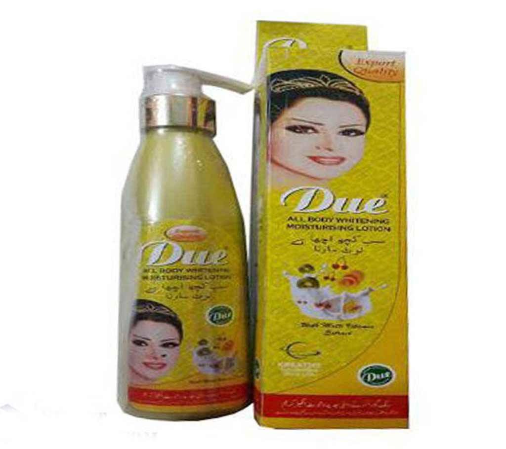 Due whitening hand and body lotion - 250 ml (Pakistan)